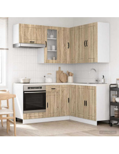 Unità Cucina PORTO 8 pcs Rovere Sonoma Legno ingegnerizzato