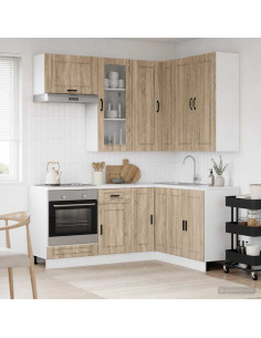 Unità Cucina PORTO 8 pcs Rovere Sonoma Legno ingegnerizzato