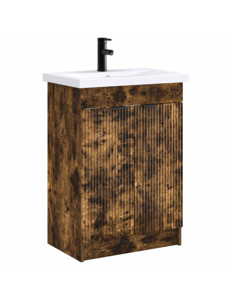 Set di mobili per il bagno Rovere Fumo 56 x 37,5 x 81 cm