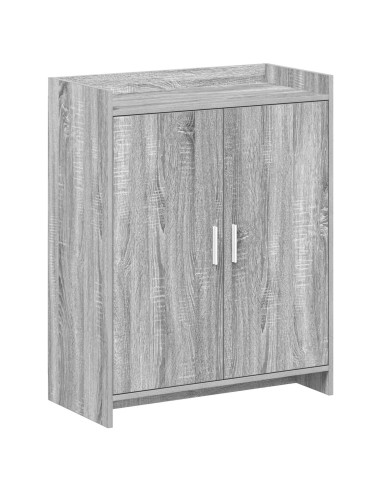 Mobile per scarpe con porta Sonoma grigio 73,5 x 36 x 92 cm