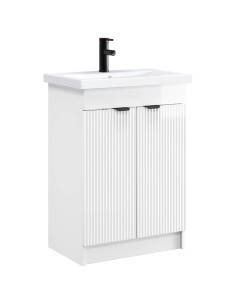 Set di mobili per il bagno Bianco Lucido 78,5 x 37,5 x 81 cm