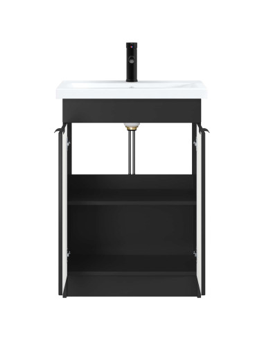Set di mobili per il bagno Nero 78,5 x 37,5 x 81 cm