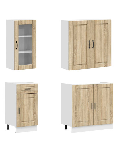 Unità Cucina PORTO 8 pcs Rovere Sonoma Legno ingegnerizzato