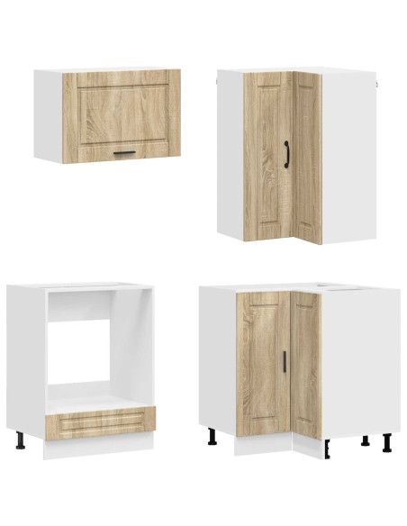 Unità Cucina PORTO 8 pcs Rovere Sonoma Legno ingegnerizzato