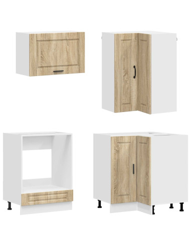 Unità Cucina PORTO 8 pcs Rovere Sonoma Legno ingegnerizzato