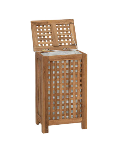 Cesto per Lavanderia Naturale 35 x 25 x 60 cm