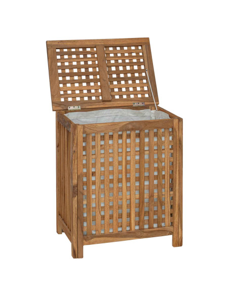 Cesto per Lavanderia Naturale 50 x 35 x 60 cm