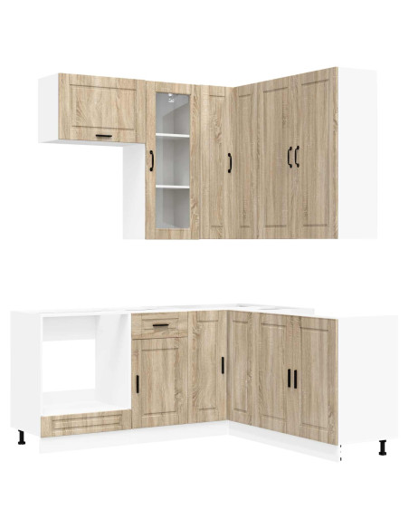 Unità Cucina PORTO 8 pcs Rovere Sonoma Legno ingegnerizzato