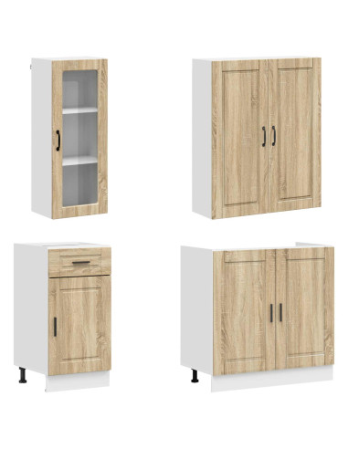 Unità Cucina PORTO 8 pcs Rovere Sonoma Legno ingegnerizzato