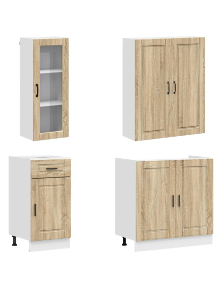Unità Cucina PORTO 8 pcs Rovere Sonoma Legno ingegnerizzato