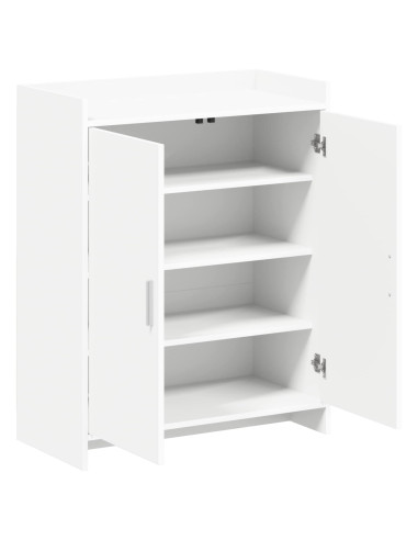 Mobile per scarpe Bianco 73,5 x 36 x 92 cm Legno ingegnerizzato