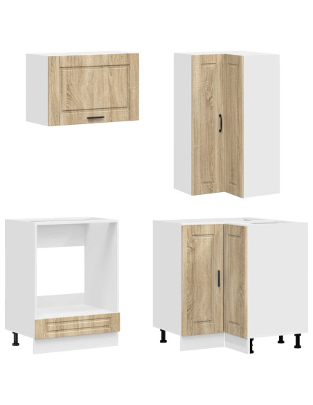 Unità Cucina PORTO 8 pcs Rovere Sonoma Legno ingegnerizzato