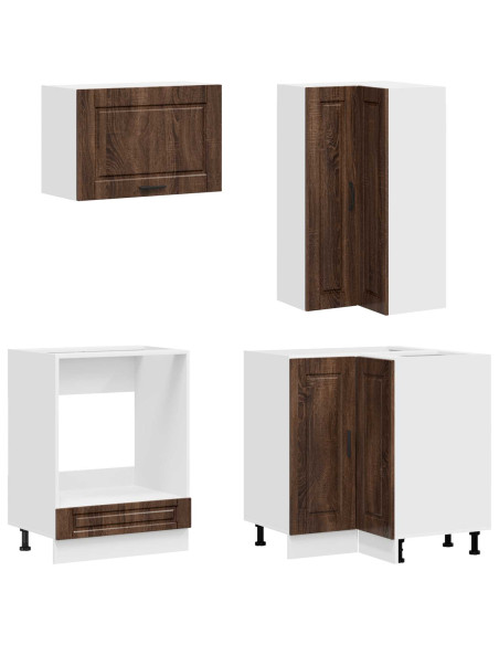Unità Cucina PORTO 8 pcs Rovere Marrone Legno ingegnerizzato