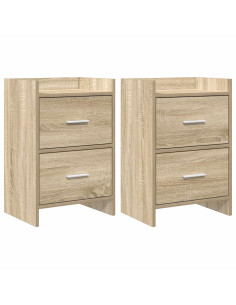 Comodini 2 pcs Rovere Sonoma 40 x 30 x 60 cm