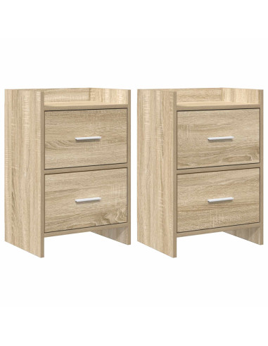 Comodini 2 pcs Rovere Sonoma 40 x 30 x 60 cm