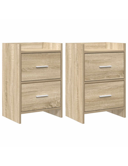 Comodini 2 pcs Rovere Sonoma 40 x 30 x 60 cm