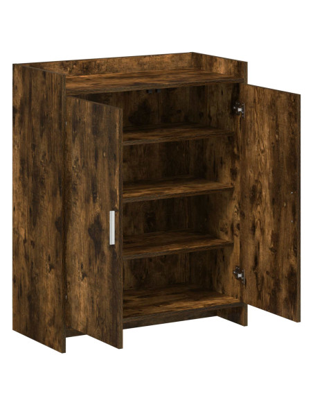 Mobile per scarpe con porta Rovere Fumo 73,5 x 36 x 92 cm