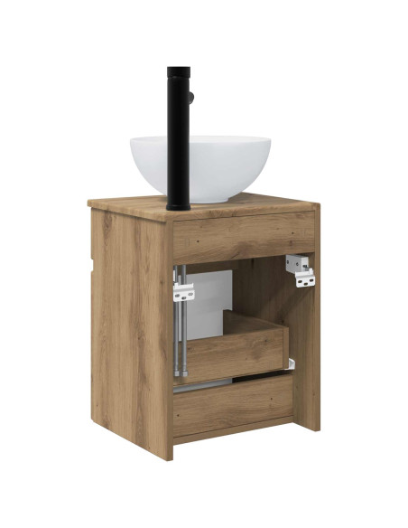 Mobile lavabo da parete Rovere Artigianale 39 x 35 x 63 cm
