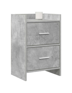 Comodini Grigio Cemento 40 x 30 x 60 cm Legno ingegnerizzato 2