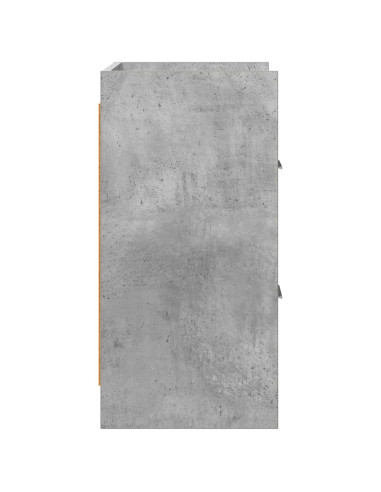 Comodini 2 pcs Grigio Cemento 40 x 30 x 60 cm