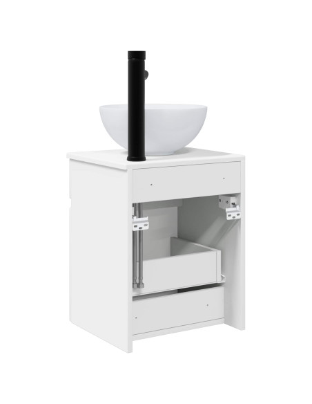 Mobile lavabo da parete Bianco Lucido 39 x 41 x 64,5 cm