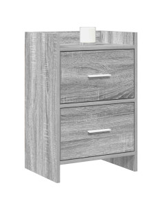 Comodini Sonoma grigio 40 x 30 x 60 cm Legno ingegnerizzato 2