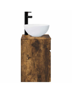 Mobile lavabo da parete Rovere Fumo 39 x 41 x 64,5 cm 2