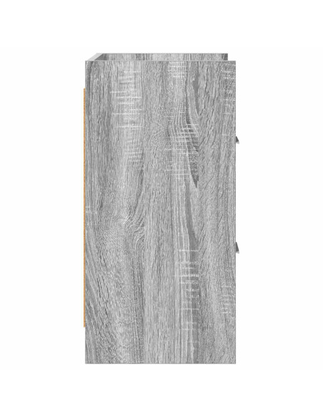 Comodini Sonoma grigio 40 x 30 x 60 cm Legno ingegnerizzato
