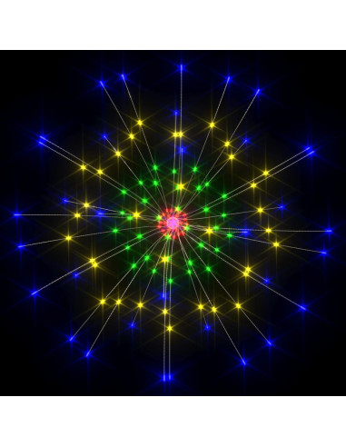 Luce di Natale Fuochi Artificio Multicolore 20 cm 140 LED