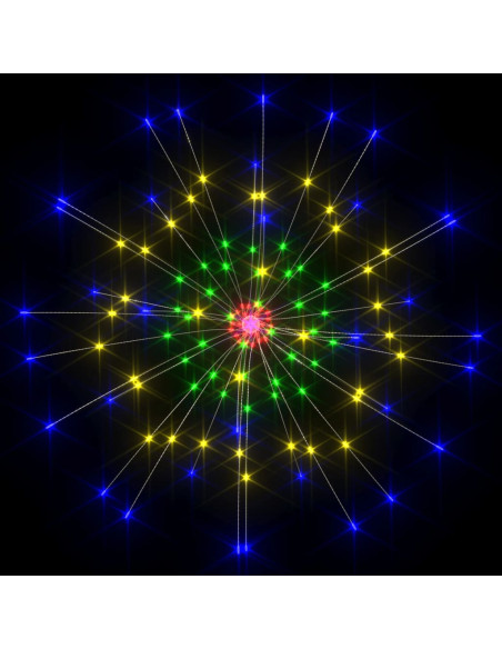 Luce di Natale Fuochi Artificio Multicolore 20 cm 140 LED