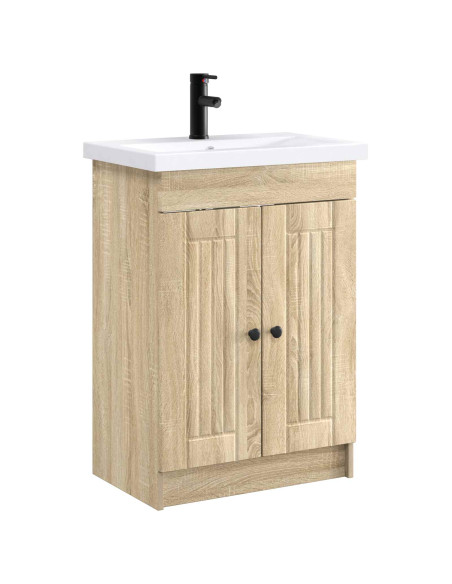 Set di mobili per il bagno Rovere Sonoma 78,5 x 37,5 x 81 cm