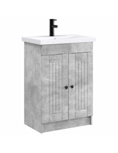 Set di mobili per il bagno Grigio Cemento 78,5 x 37,5 x 81 cm