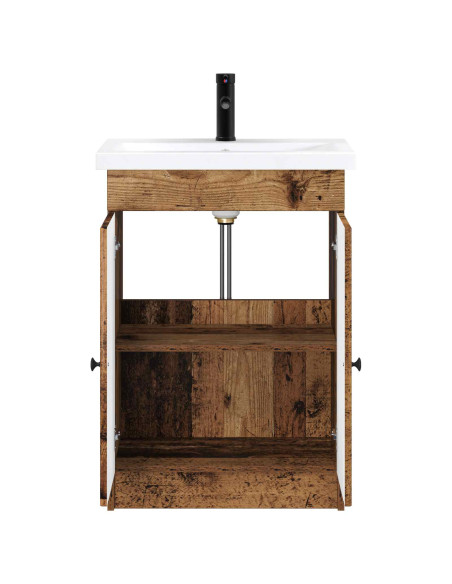 Set di mobili per il bagno Legno antico 78,5 x 37,5 x 81 cm