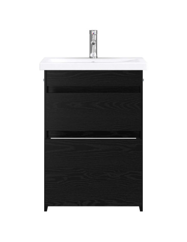 Set di mobili per il bagno Rovere Nero 61 x 40 x 84,5 cm