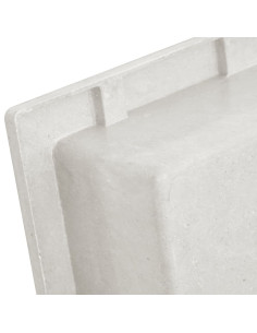 Nicchia da Doccia in Bianco Opaco 41x51x10 cm