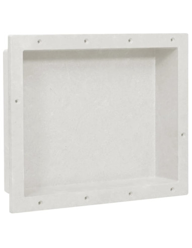 Nicchia da Doccia in Bianco Opaco 41x51x10 cm