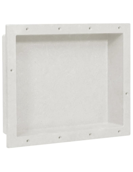 Nicchia da Doccia in Bianco Opaco 41x51x10 cm