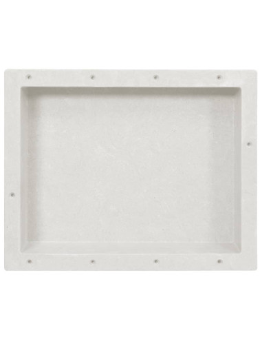 Nicchia da Doccia in Bianco Opaco 41x51x10 cm
