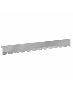Bordura per Prato 30 pcs 102 x 10 x 4 cm Acciaio Argento 2