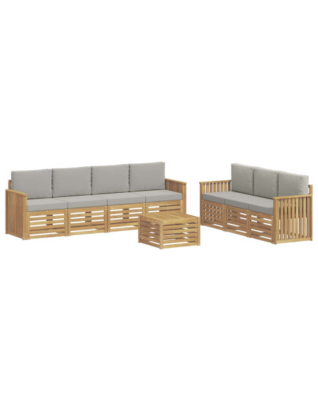 Set divani Legno di Acacia Massello