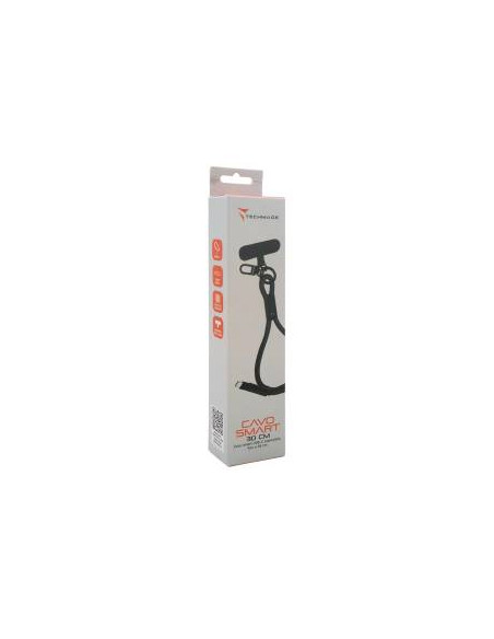 Techmade Cavo Smart Black Fast Charging Usb/C TO Usb/C Est. Max 56cm
