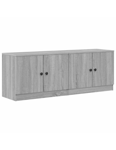Armadietto per letto 2 pcs Sonoma grigio 66 x 35 x 48 cm