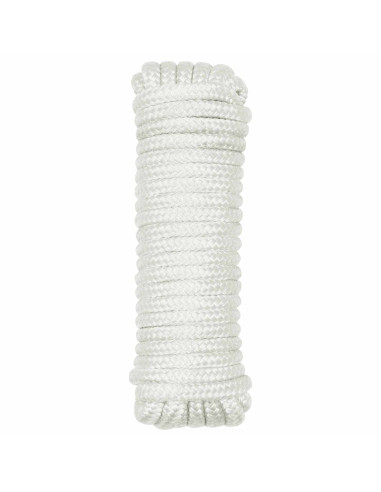 Corda da Barca 9 m 2 Bianco Poliestere