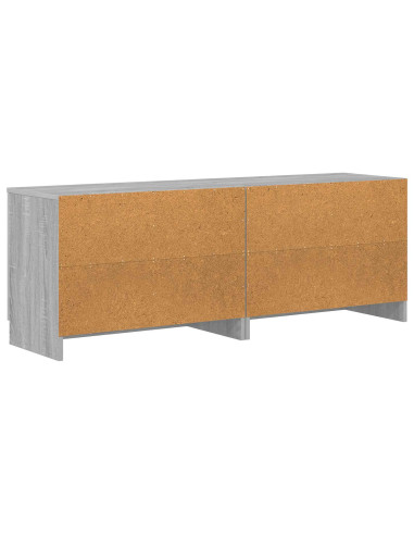 Armadietto per letto 2 pcs Sonoma grigio 66 x 35 x 48 cm