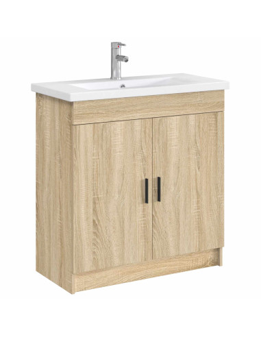 Lavabo da bagno Cromato 81 x 40 x 17,5 cm Metallo