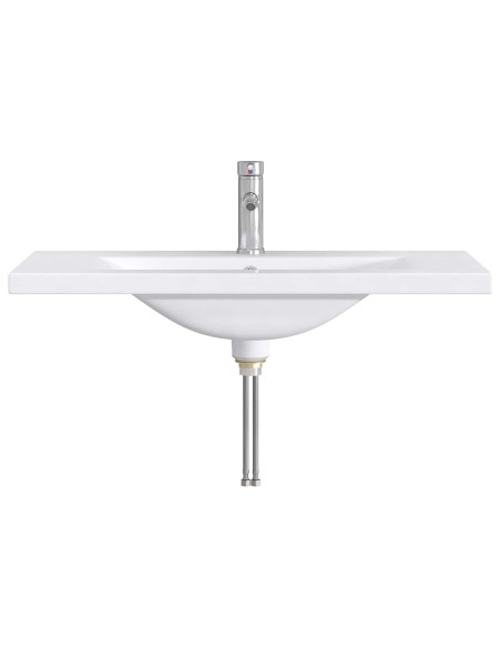 Lavabo da bagno Cromato 81 x 40 x 17,5 cm Metallo