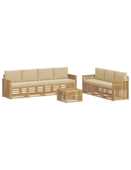 Set divani Legno di Acacia Massello