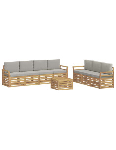 Set divani Legno di Acacia Massello 2