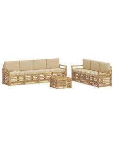 Set divani Legno di Acacia Massello 2