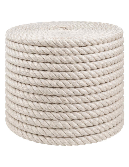 Corda di Juta 10 Bianco 100% juta Tossa